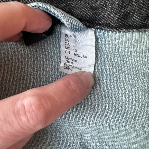 H&M Rhinestone Embellished Denim Jacket - Picture 5 of 7